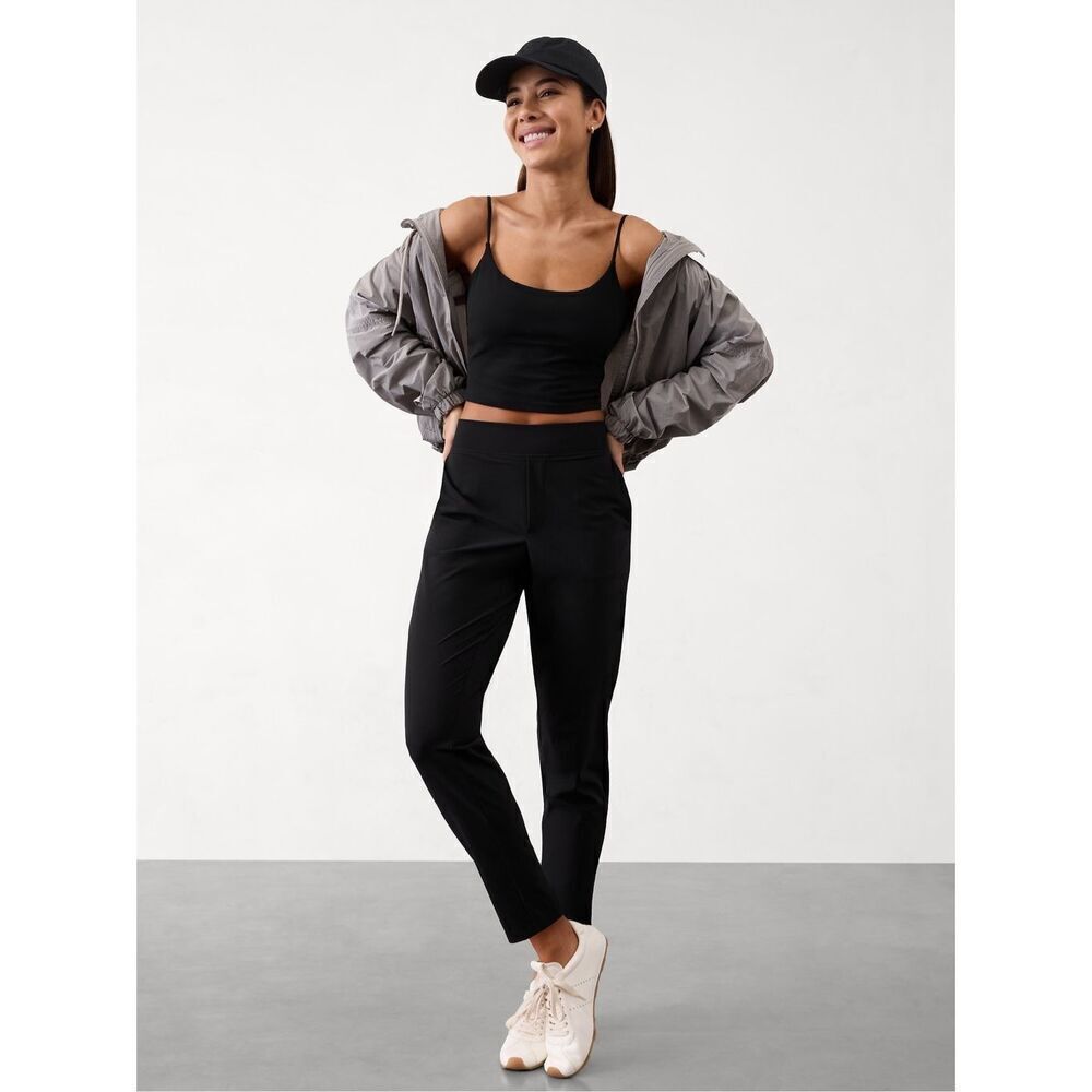 ✨ATHLETA BROOKLYN MID RISE ANKLE BLACK SZ 14 PANTS✨